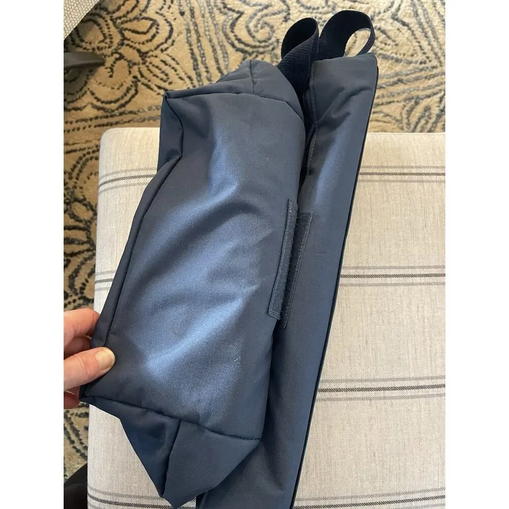 NEW Smart Living 30 Can Thermal Cooler TOTE BAG‎ Folding Carry-all w/pocket Navy